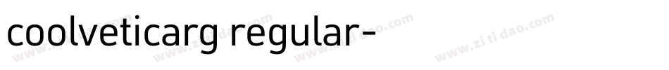 coolveticarg regular字体转换